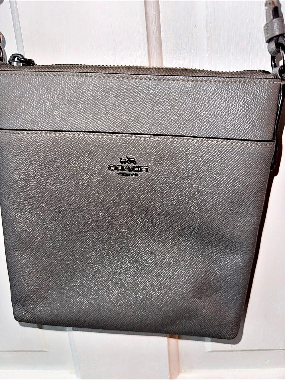Coach Kitt Messenger Crossbody Gray Bag